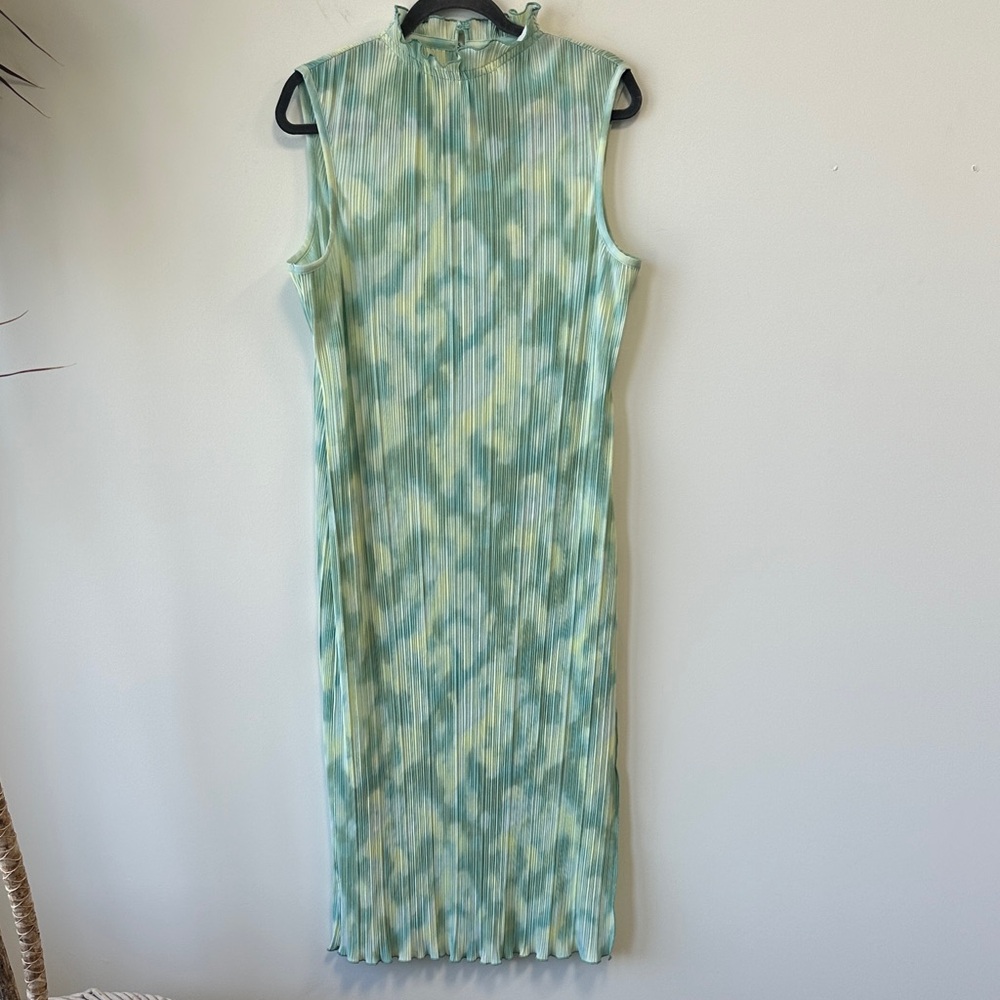 Future Collective Sz Small Sleeveless Tie-Dye Midi Dress • NWT!